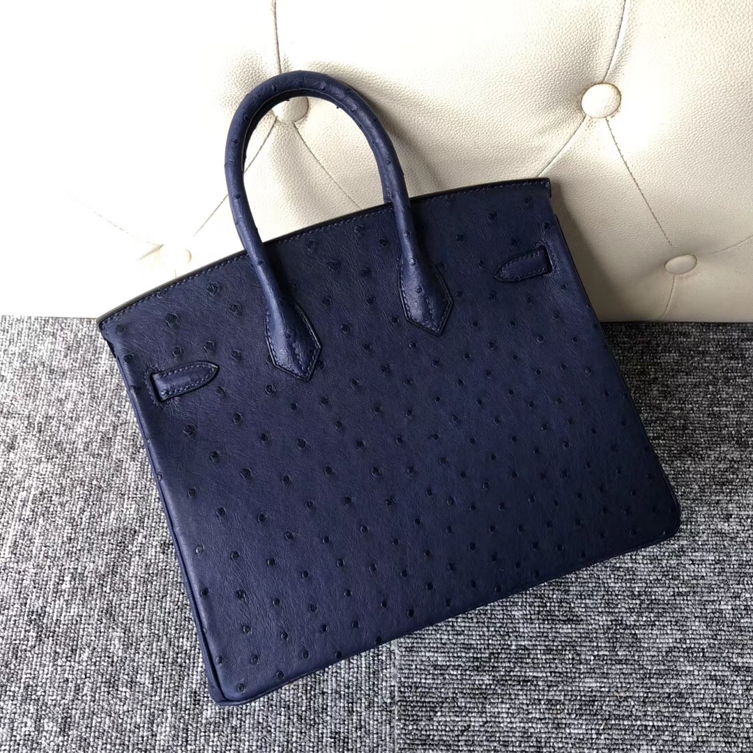 臺中市愛馬仕鉑金包定制 Hermes Birkin 25cm CK73寶石藍 Blue sapphire