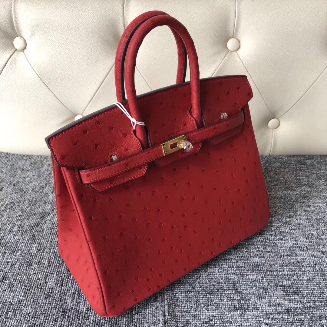 新加坡愛馬仕鉑金包定制Singapore Hermes Birkin 25cm Q5 Rouge casaque