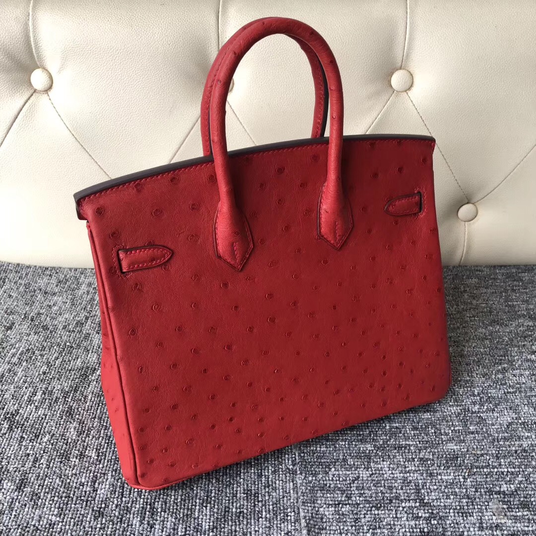 新加坡愛馬仕鉑金包定制Singapore Hermes Birkin 25cm Q5 Rouge casaque