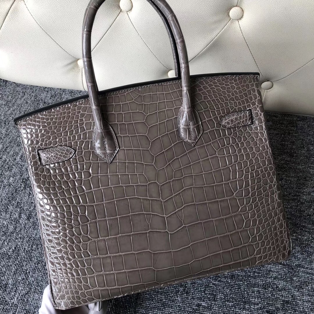 韓國愛馬仕首爾新世界百貨總店鉑金包 Hermes Birkin 30cm CK81 Gris Tourterelle