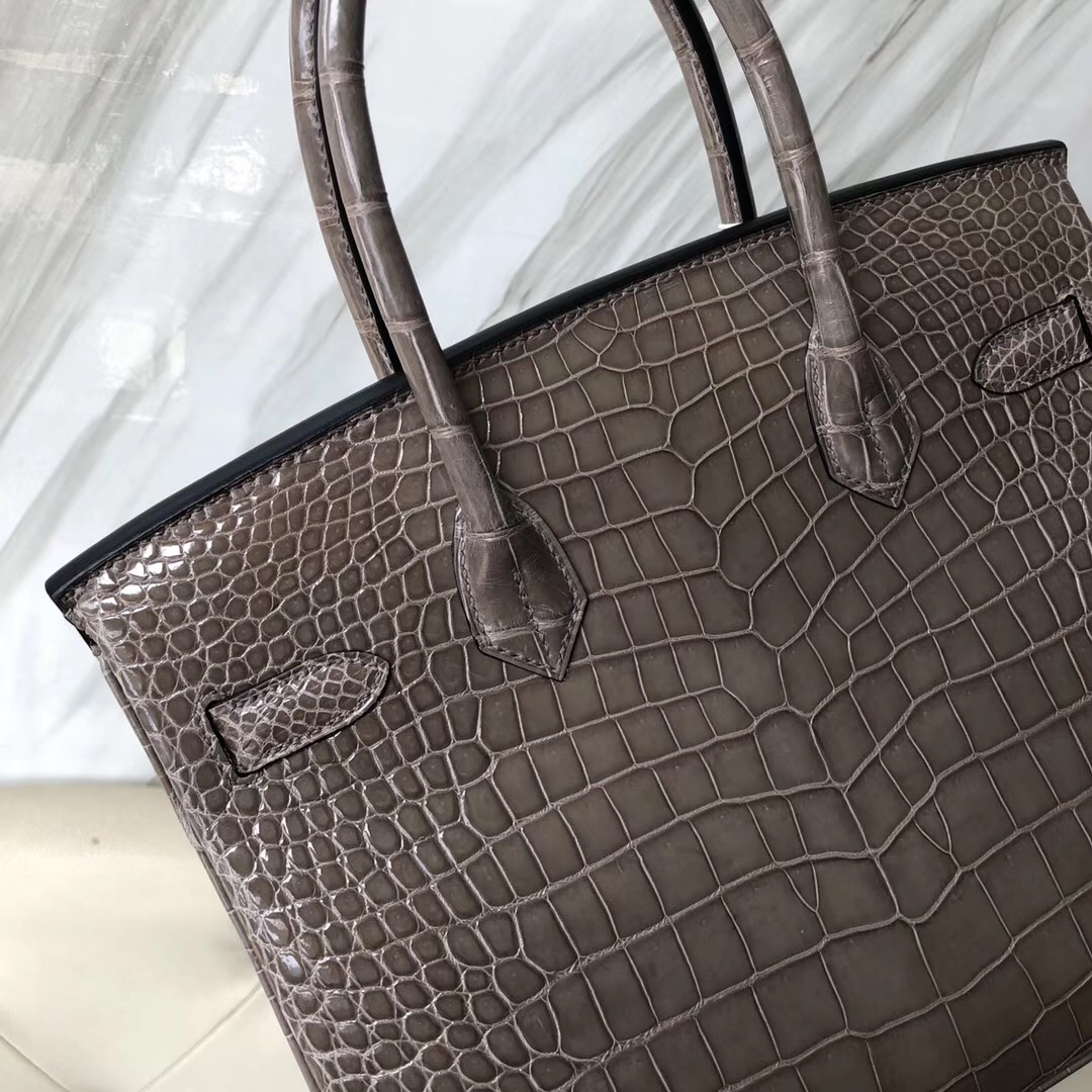 韓國愛馬仕首爾新世界百貨總店鉑金包 Hermes Birkin 30cm CK81 Gris Tourterelle