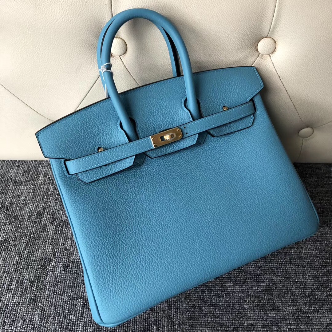 The Republic of Korea Hermes Birkin 25cm P3 Blue de nord 北方藍