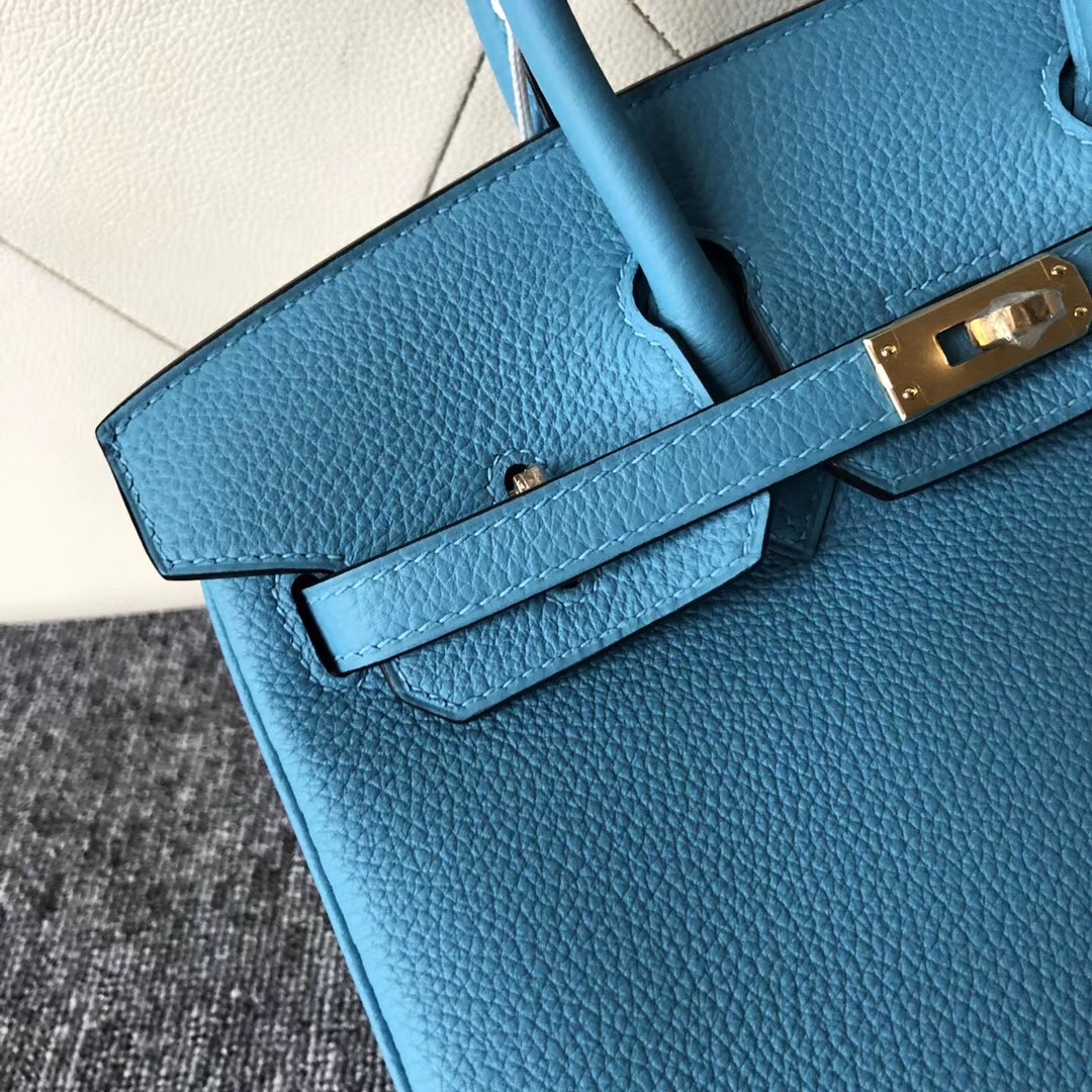 The Republic of Korea Hermes Birkin 25cm P3 Blue de nord 北方藍