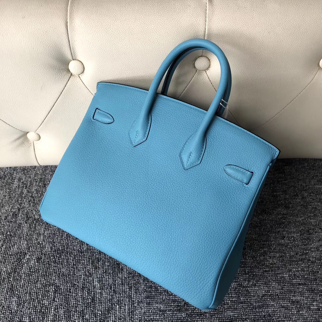 The Republic of Korea Hermes Birkin 25cm P3 Blue de nord 北方藍