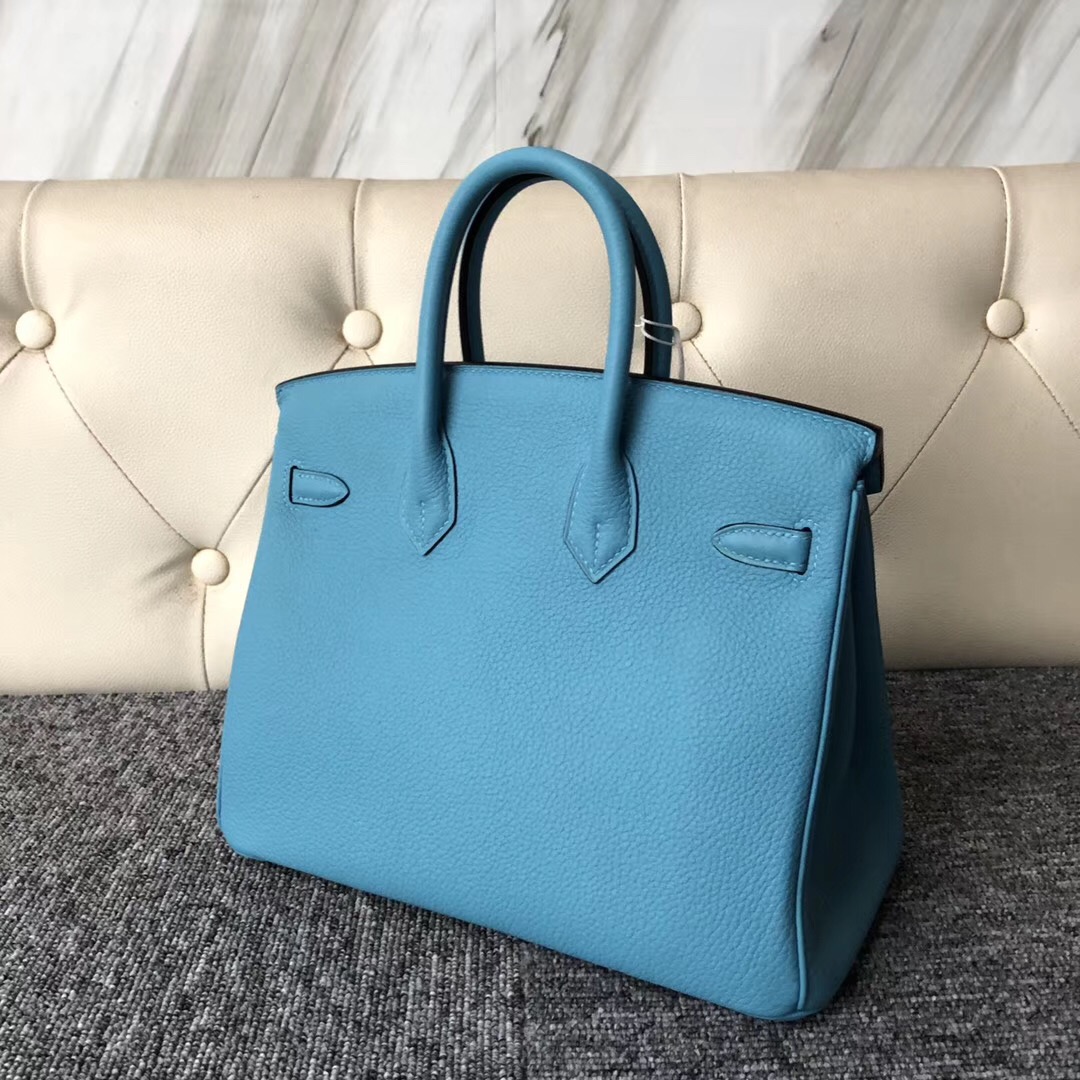 The Republic of Korea Hermes Birkin 25cm P3 Blue de nord 北方藍