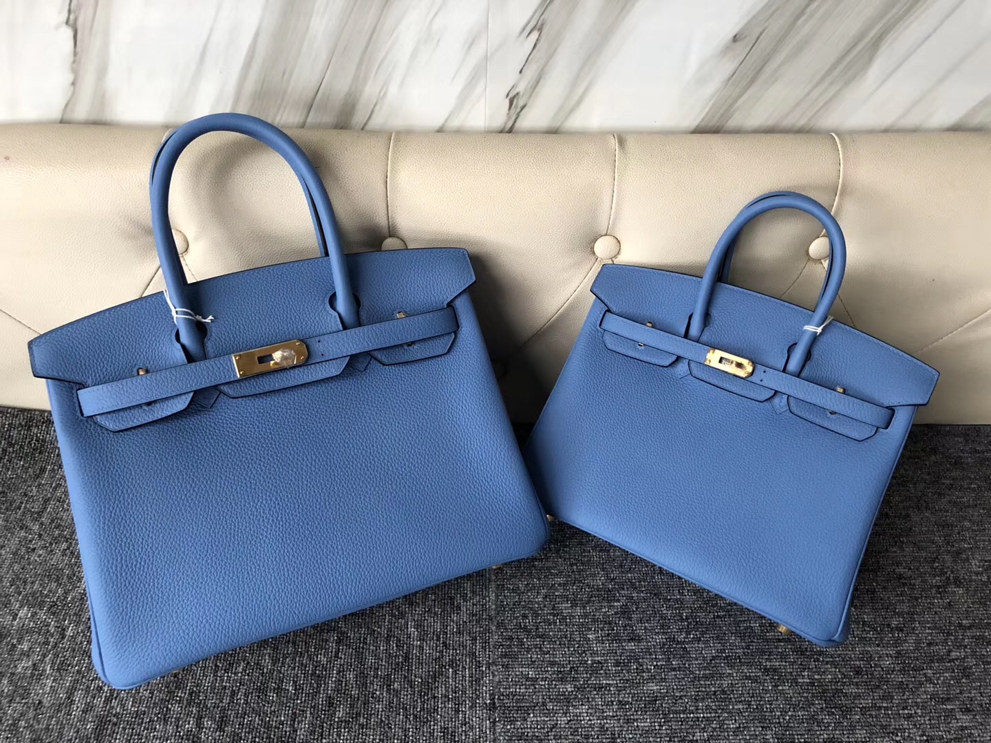 韓國愛馬仕釜山新世界百貨專賣店 Republic of Korea Birkin 30cm 2T Blue Paradise