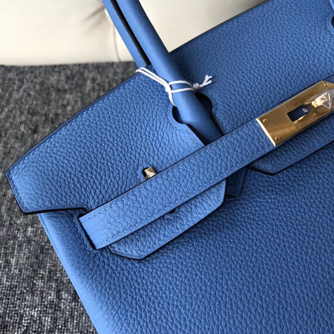 韓國愛馬仕釜山新世界百貨專賣店 Republic of Korea Birkin 30cm 2T Blue Paradise