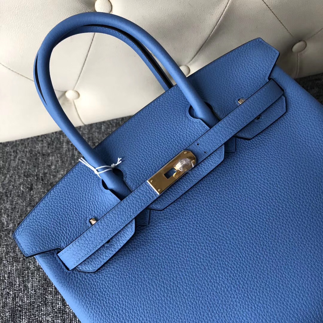 韓國愛馬仕釜山新世界百貨專賣店 Republic of Korea Birkin 30cm 2T Blue Paradise