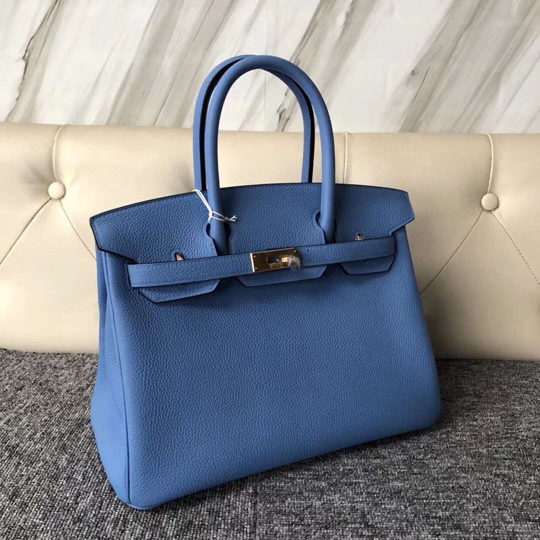 韓國愛馬仕釜山新世界百貨專賣店 Republic of Korea Birkin 30cm 2T Blue Paradise