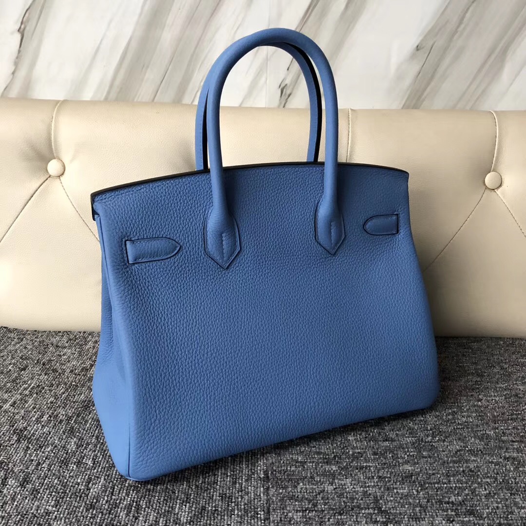 韓國愛馬仕釜山新世界百貨專賣店 Republic of Korea Birkin 30cm 2T Blue Paradise