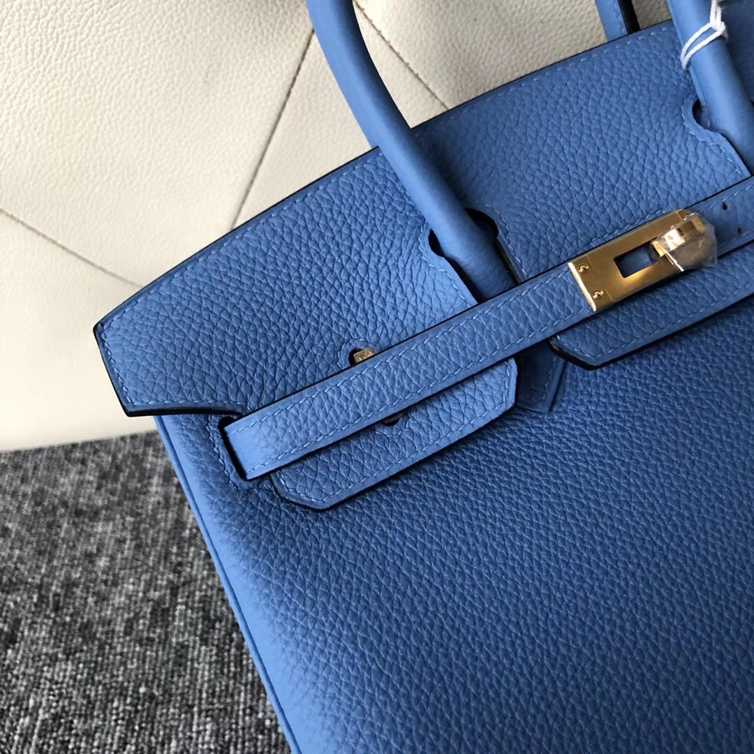 韓國愛馬仕大邱專賣店 Republic of Korea Birkin 25cm 2T Blue Paradise