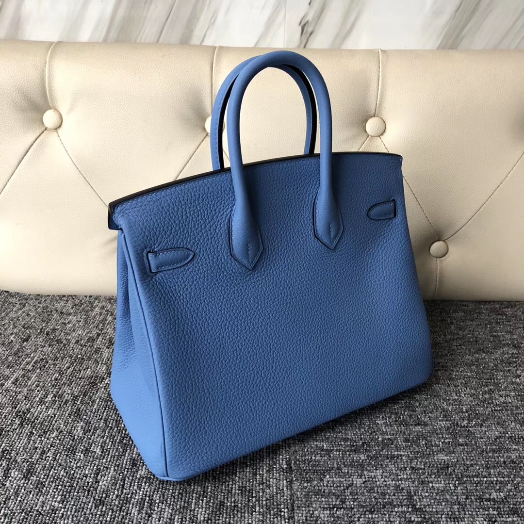 韓國愛馬仕大邱專賣店 Republic of Korea Birkin 25cm 2T Blue Paradise