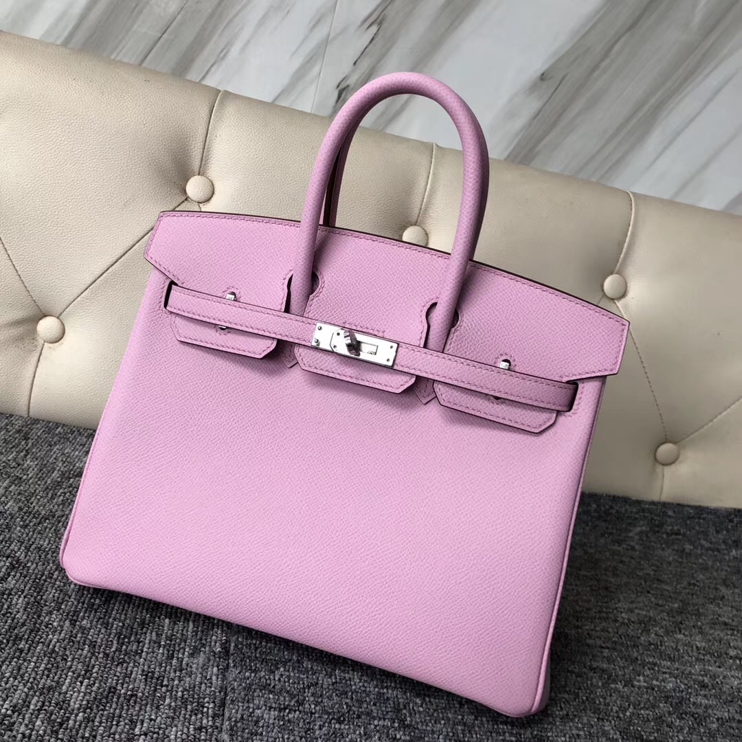 愛馬仕溫哥華巴拉德大街專賣店 Hermes Birkin 25cm X9錦葵紫 Mauve sylvestre