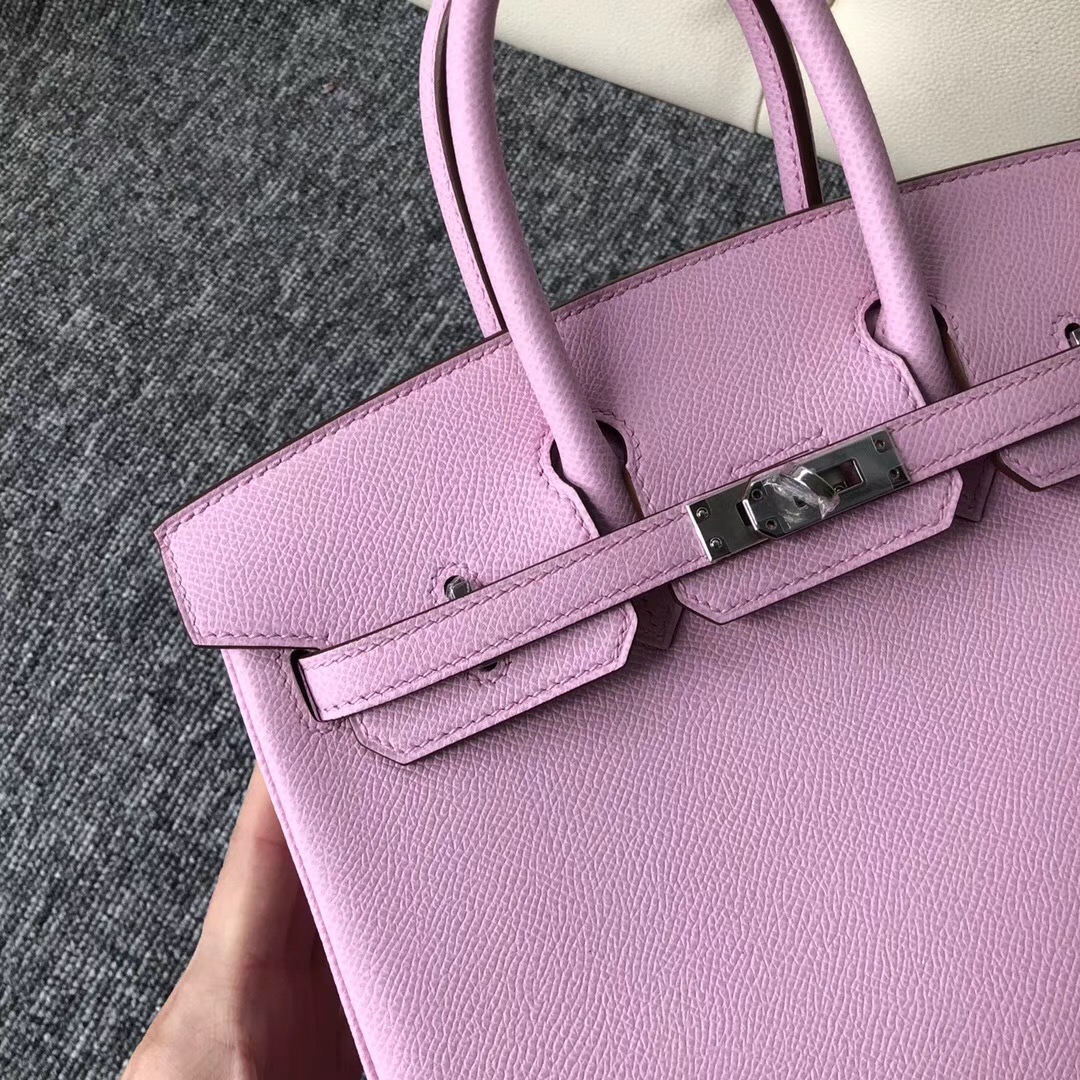 愛馬仕溫哥華巴拉德大街專賣店 Hermes Birkin 25cm X9錦葵紫 Mauve sylvestre