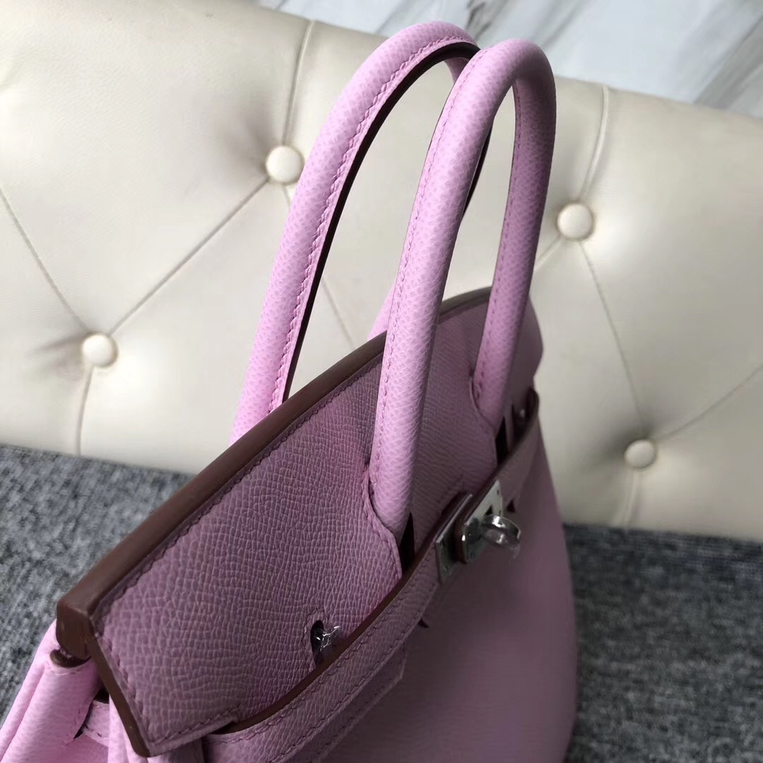 愛馬仕溫哥華巴拉德大街專賣店 Hermes Birkin 25cm X9錦葵紫 Mauve sylvestre