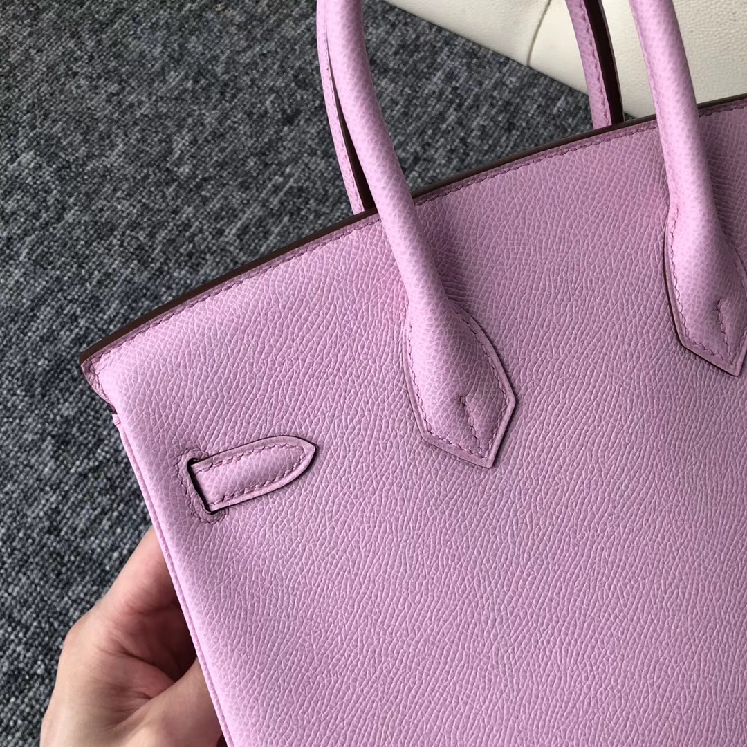 愛馬仕溫哥華巴拉德大街專賣店 Hermes Birkin 25cm X9錦葵紫 Mauve sylvestre