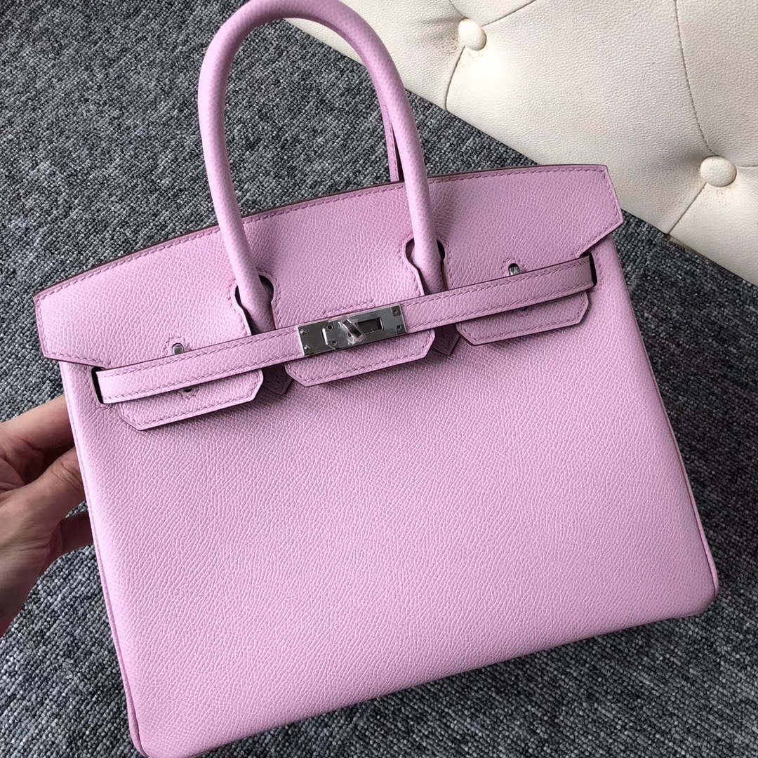 愛馬仕溫哥華巴拉德大街專賣店 Hermes Birkin 25cm X9錦葵紫 Mauve sylvestre