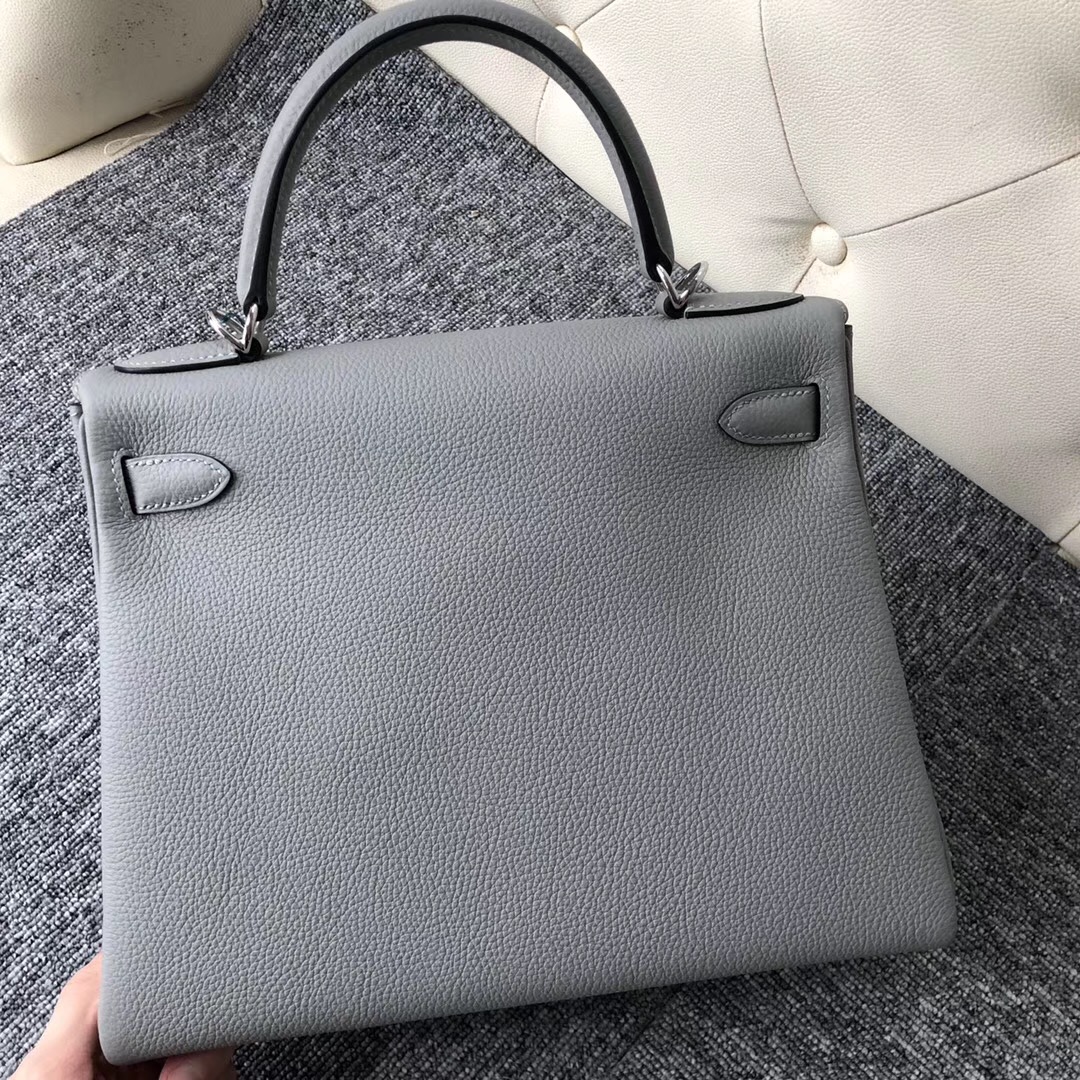 Canada Hermes Kelly 28cm 4Z Gris Mouette 海鷗灰 禦用Togo小牛皮