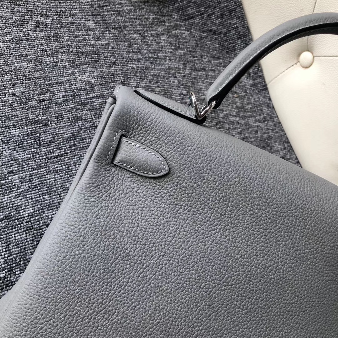 Canada Hermes Kelly 28cm 4Z Gris Mouette 海鷗灰 禦用Togo小牛皮