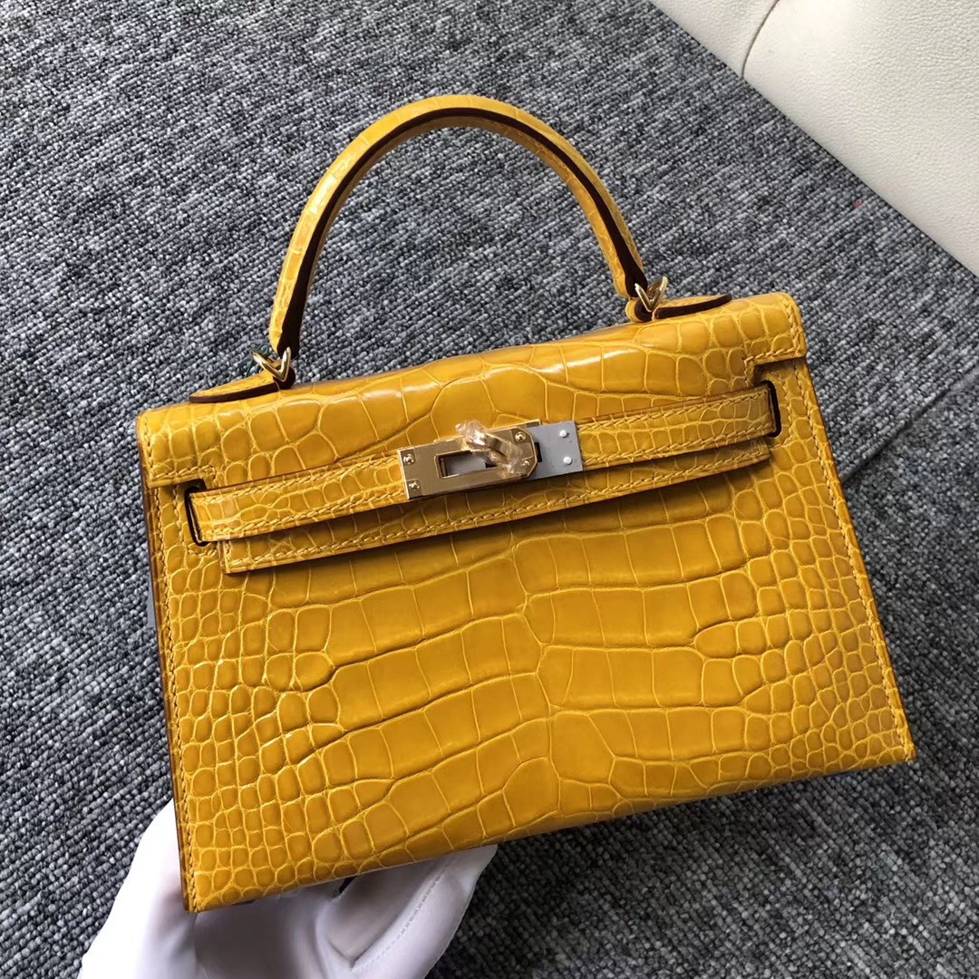 愛馬仕迷妳凱莉包溫哥華價格 Canada Hermes kelly mini 2代 9D琥珀黃 Amber