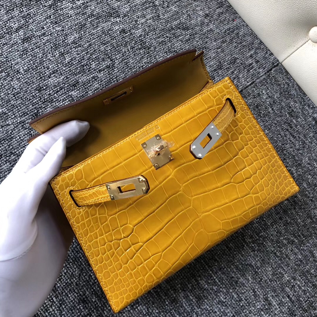 愛馬仕迷妳凱莉包溫哥華價格 Canada Hermes kelly mini 2代 9D琥珀黃 Amber