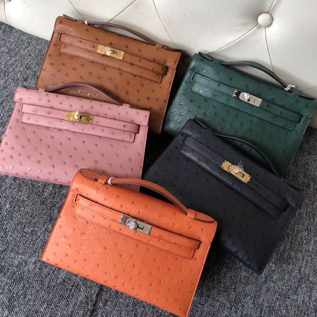 Australia Sydney Hermes MiniKelly pochette CC94 Terre Cuite 陶瓷粉