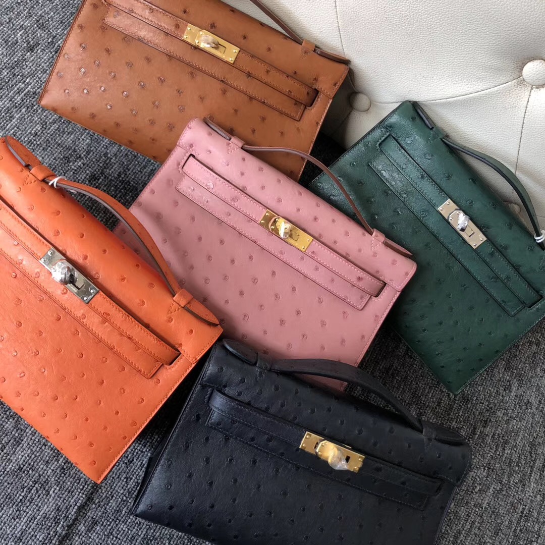 Australia Sydney Hermes MiniKelly pochette CC94 Terre Cuite 陶瓷粉