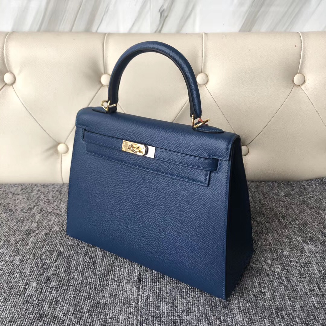 愛馬仕Kelly 澳門價格 Macao Hermes Kelly 25cm S4 深邃藍 keep blue