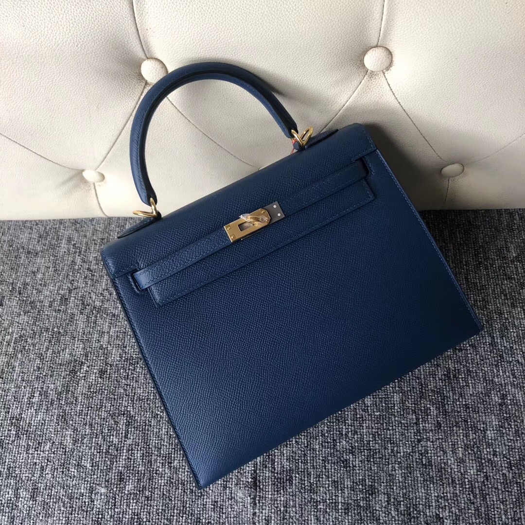 愛馬仕Kelly 澳門價格 Macao Hermes Kelly 25cm S4 深邃藍 keep blue