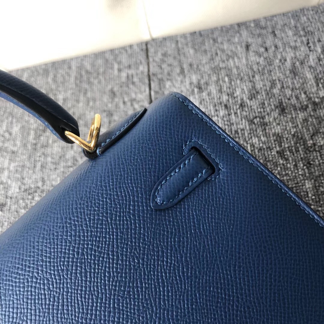 愛馬仕Kelly 澳門價格 Macao Hermes Kelly 25cm S4 深邃藍 keep blue