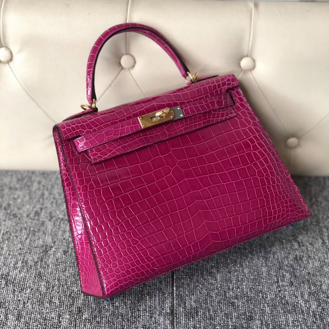 香港沙田區愛馬仕凱莉包 Hermes Kelly 28cm J5天方夜譚粉紫 Rose Sheheraradez