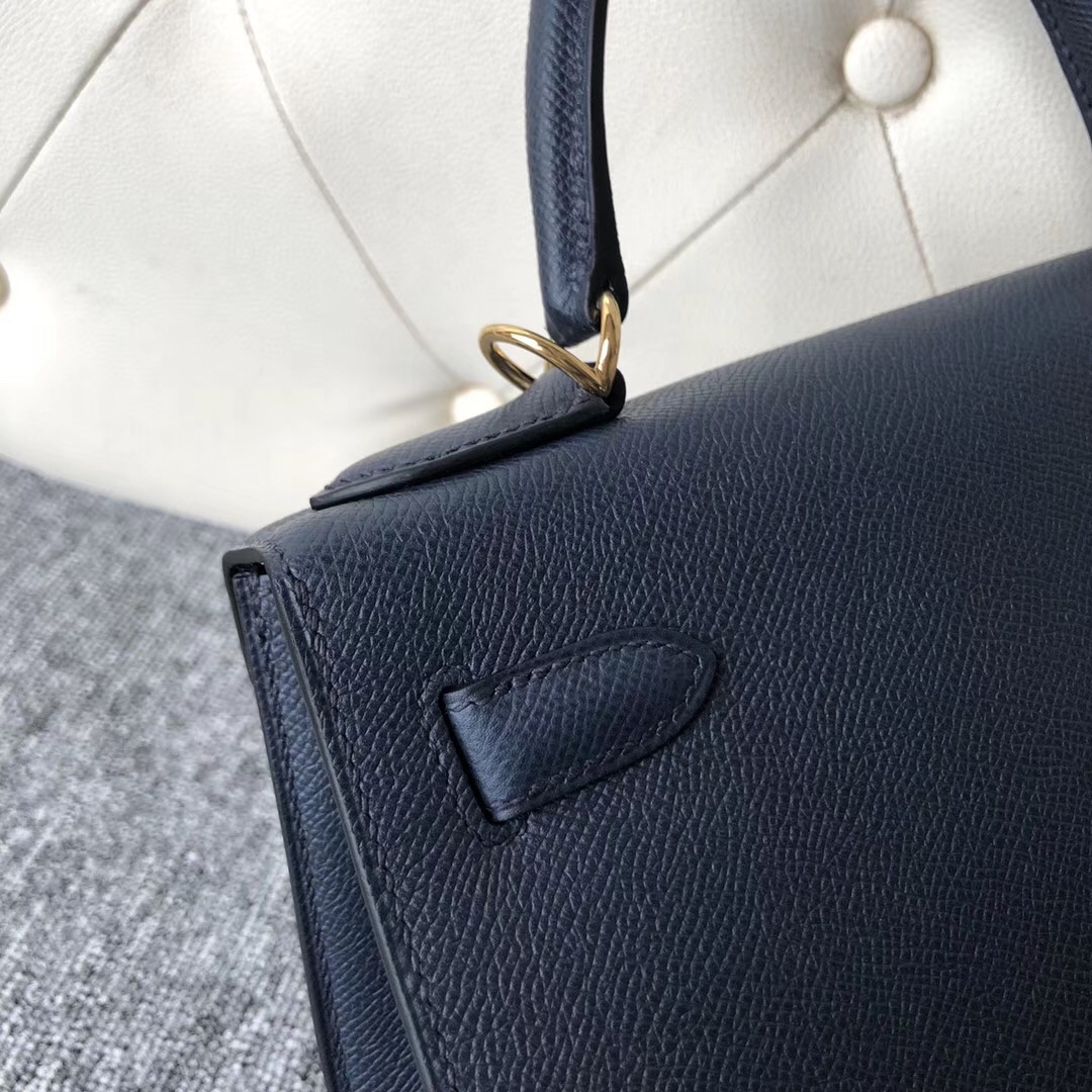 臺灣桃園市 愛馬仕凱莉包價格 Taiwan Hermes Kelly 28cm CK76 Blue indigo 深海藍