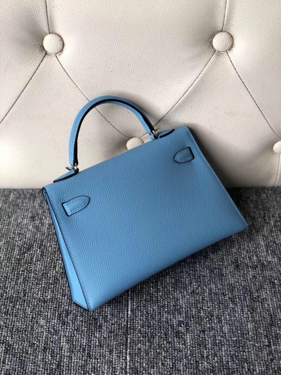 Hong Kong Hermes Kelly mini 2 Ⅱ CK73寶石藍 Blue Sapphire P3北方藍