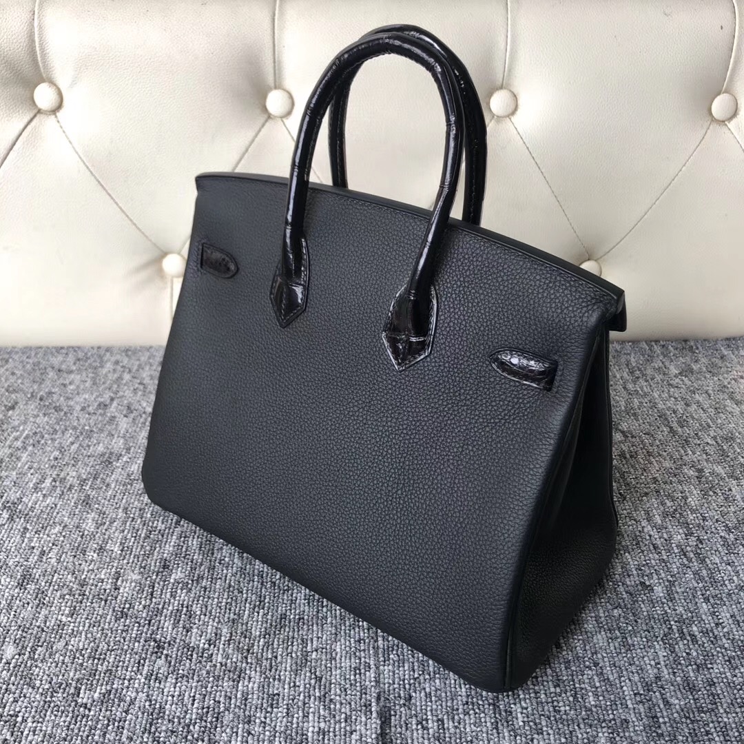 Newcastle Wollongong Hermes Birkin 25cm Touch CK89 Noir 玫瑰金扣