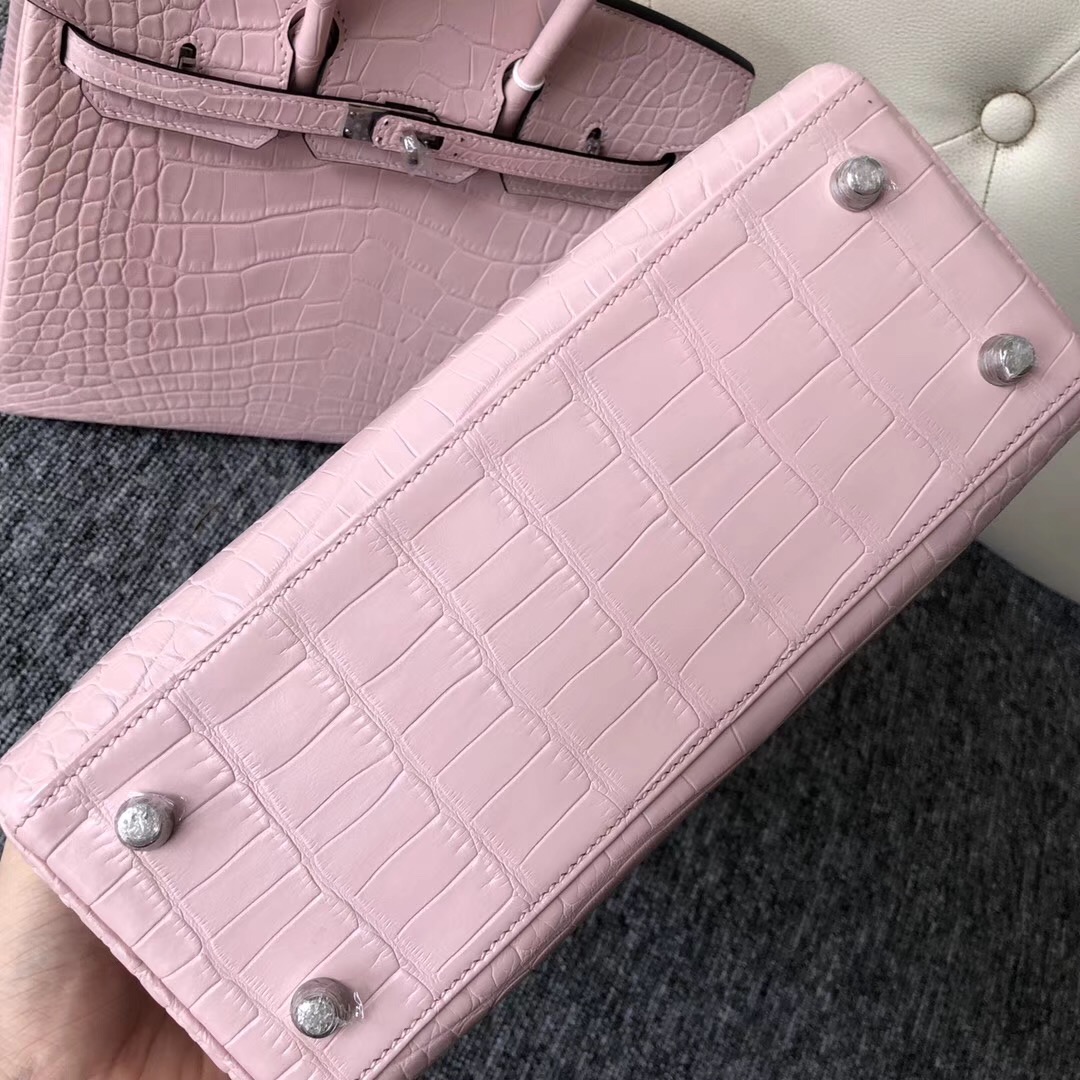 Australia Taiwan Hermes Kelly 25cm 3Q Rose Sakura 新粉色 櫻花粉 美洲鱷