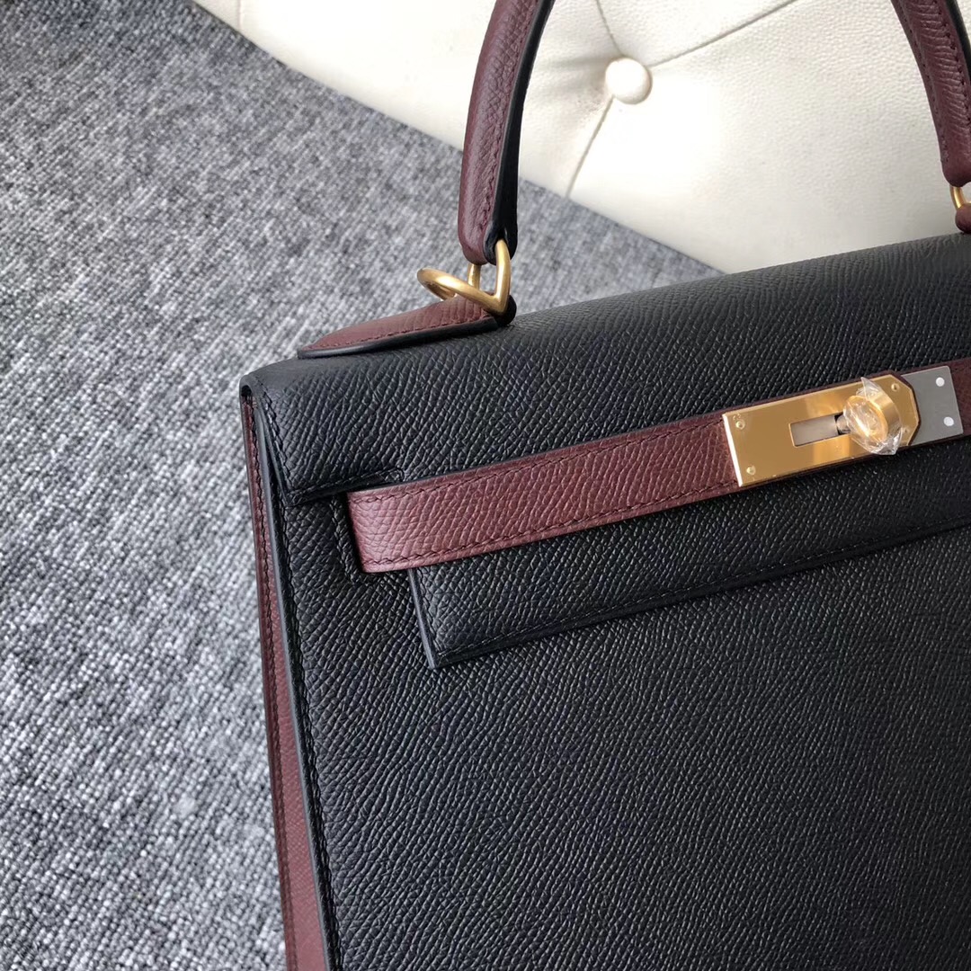 Australia Hermes Kelly 28cm Hss CK89 CK55愛馬仕紅 Rouge H 拉絲金扣