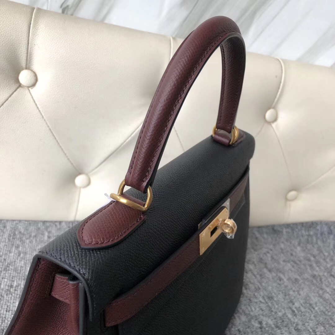 Australia Hermes Kelly 28cm Hss CK89 CK55愛馬仕紅 Rouge H 拉絲金扣