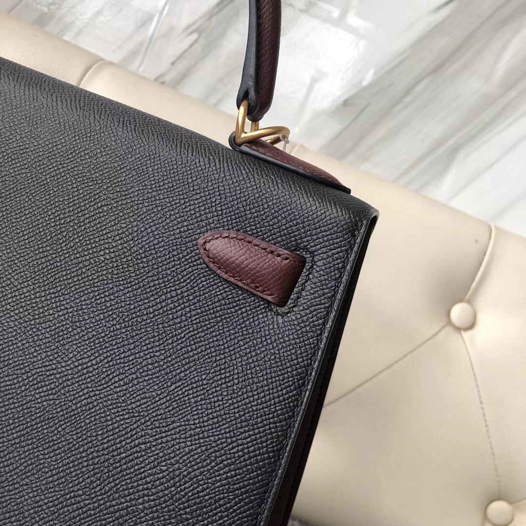 Australia Hermes Kelly 28cm Hss CK89 CK55愛馬仕紅 Rouge H 拉絲金扣