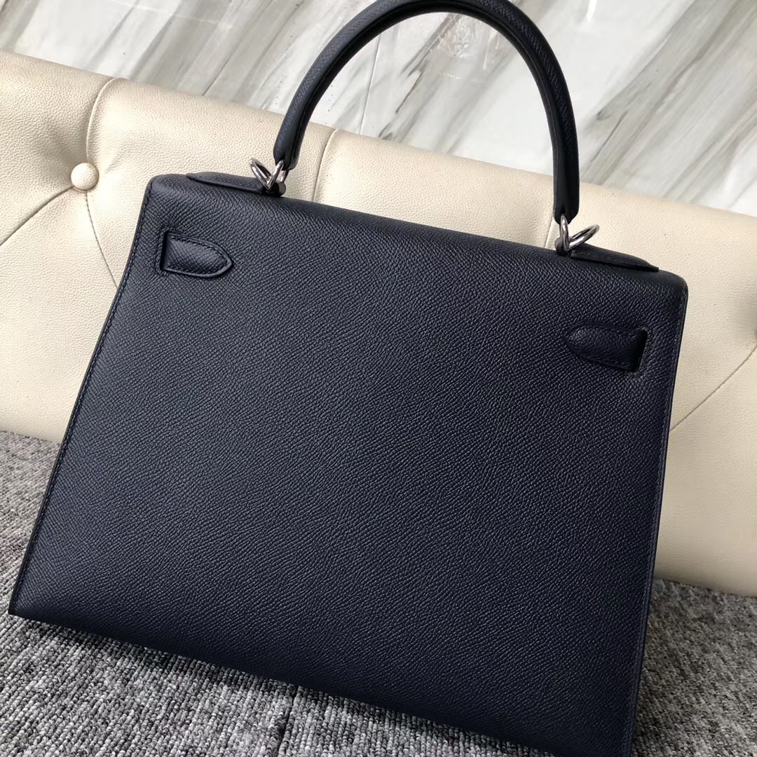 澳洲愛馬仕凱莉包 Australia Hermes Kelly 28cm CK76深海藍 Blue indigo