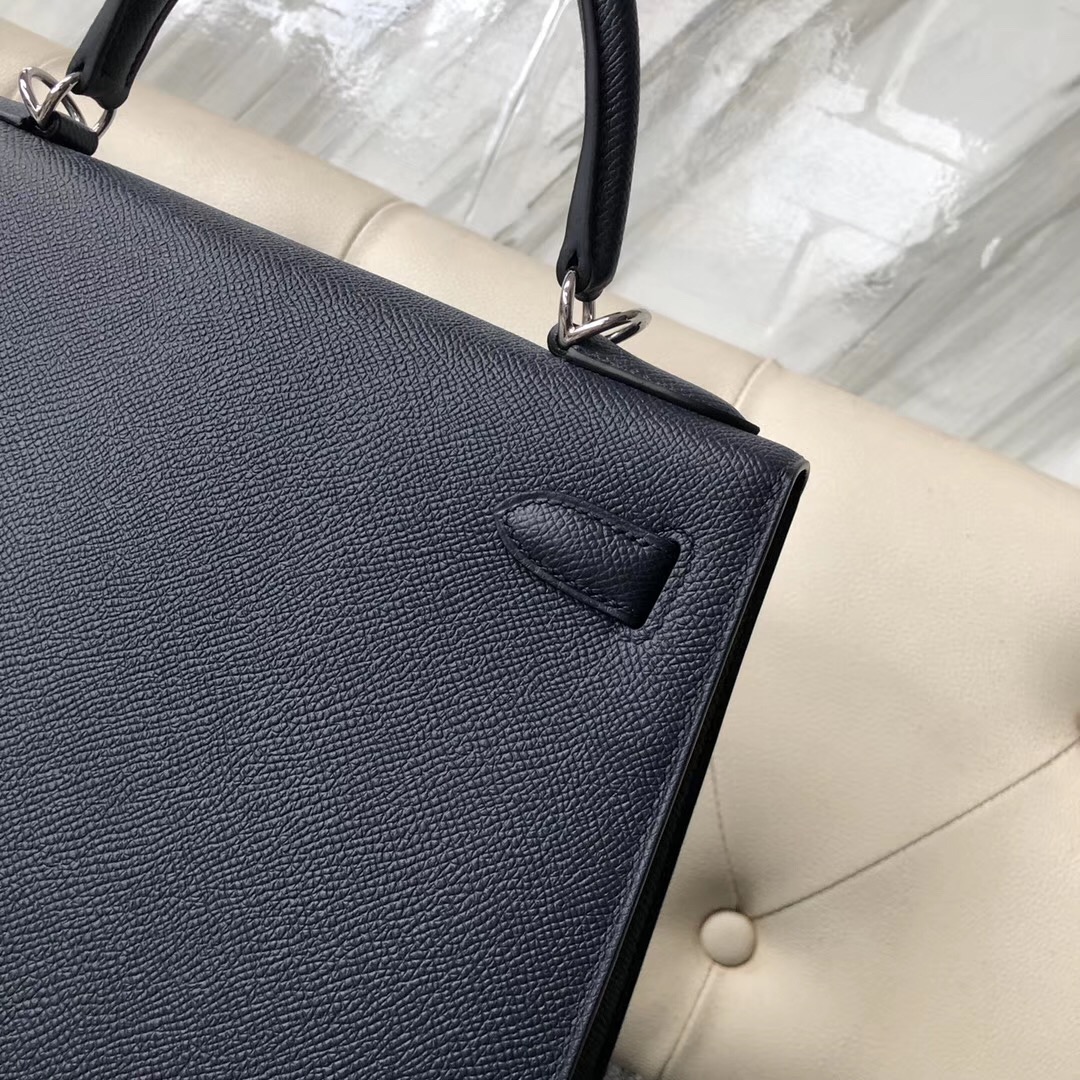 澳洲愛馬仕凱莉包 Australia Hermes Kelly 28cm CK76深海藍 Blue indigo