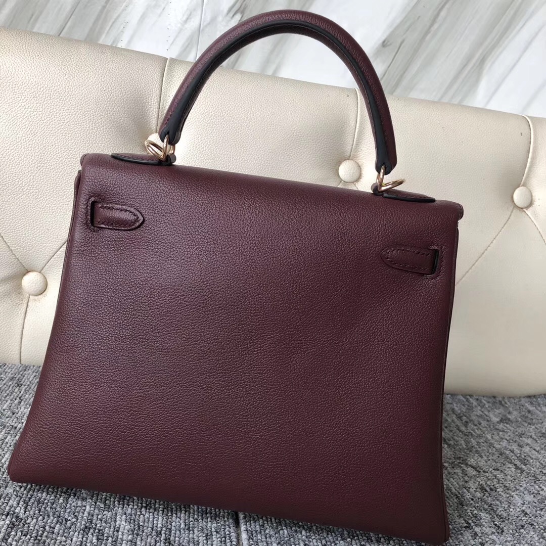 Washington State,USA Hermes Kelly 25 everycolor CK57波爾多酒紅 Bordeaux