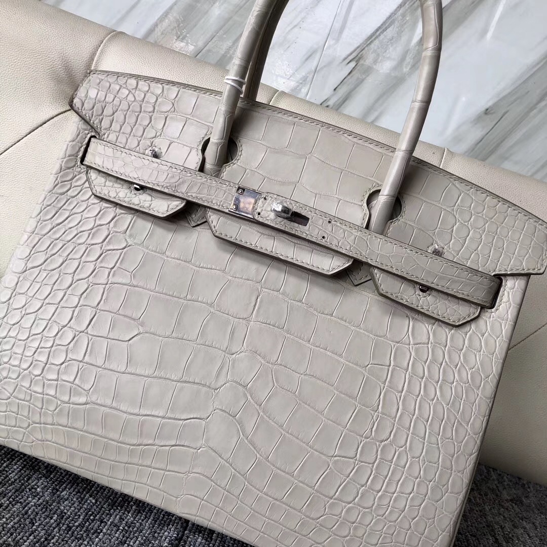 Toronto Canada Hermes Birkin 30cm CK80珍珠灰 Pearl Grey 美洲鱷