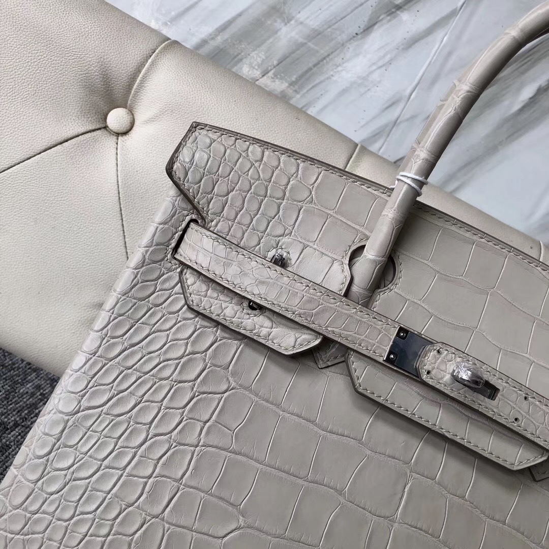 Toronto Canada Hermes Birkin 30cm CK80珍珠灰 Pearl Grey 美洲鱷