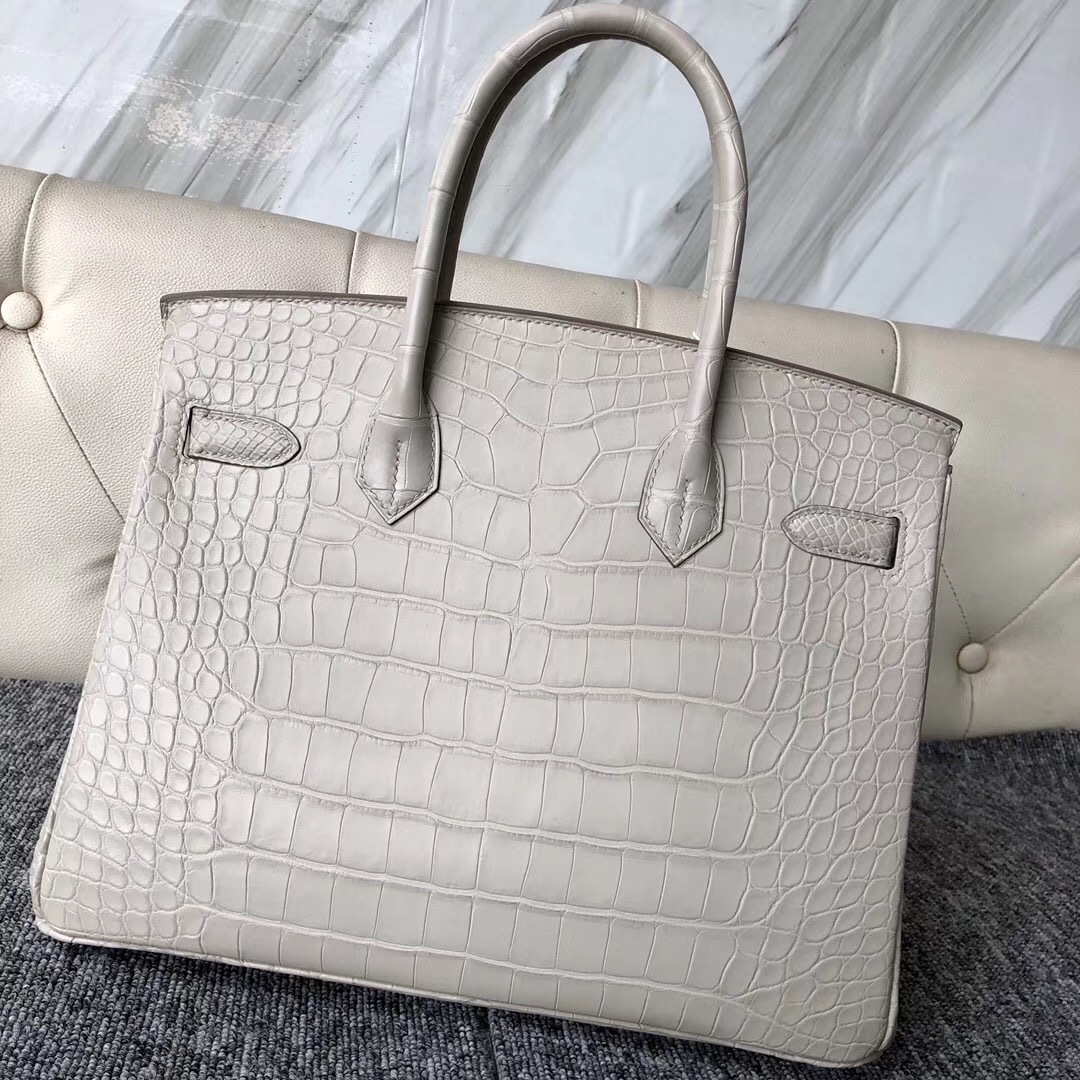 Toronto Canada Hermes Birkin 30cm CK80珍珠灰 Pearl Grey 美洲鱷