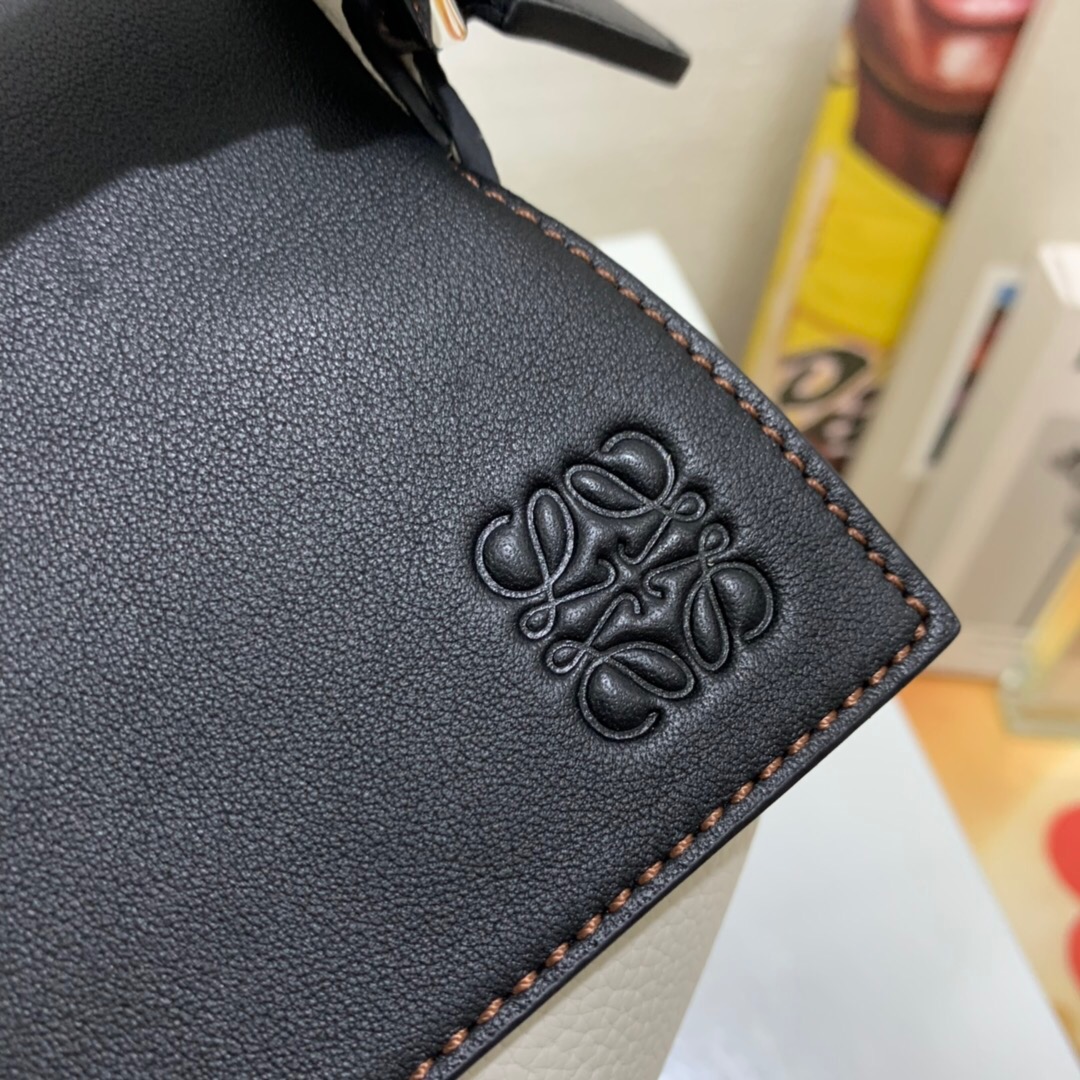 臺灣羅意威官網價格及圖片 LOEWE Puzzle Small Bag Black/Brunette