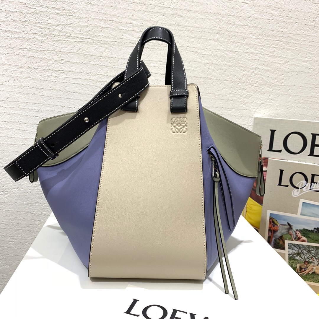 羅意威吊床小號和中號 Loewe Hammock Small Bag Light Oat/Sage