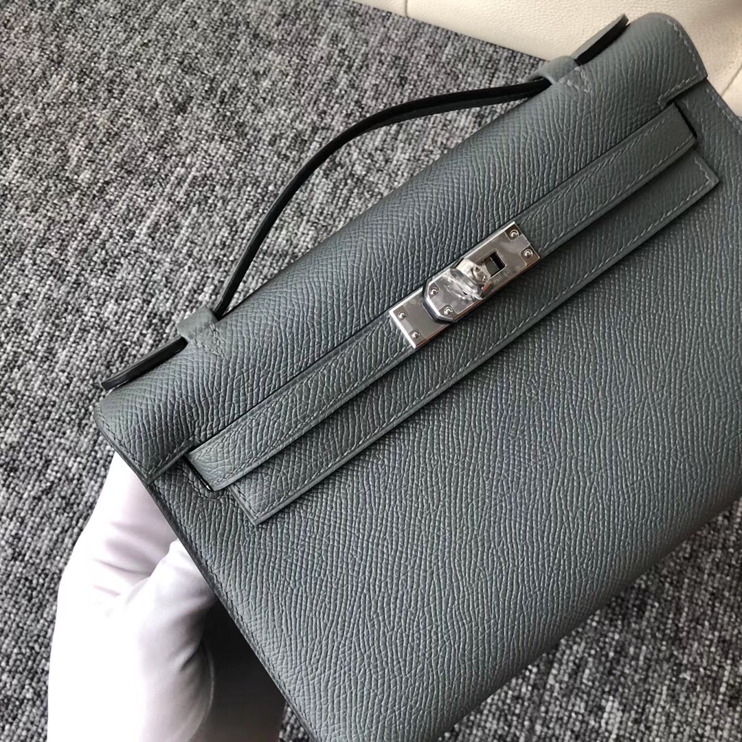 Melbourne Australia Hermes MiniKelly Pochette CC63杏綠色 Vert Amande