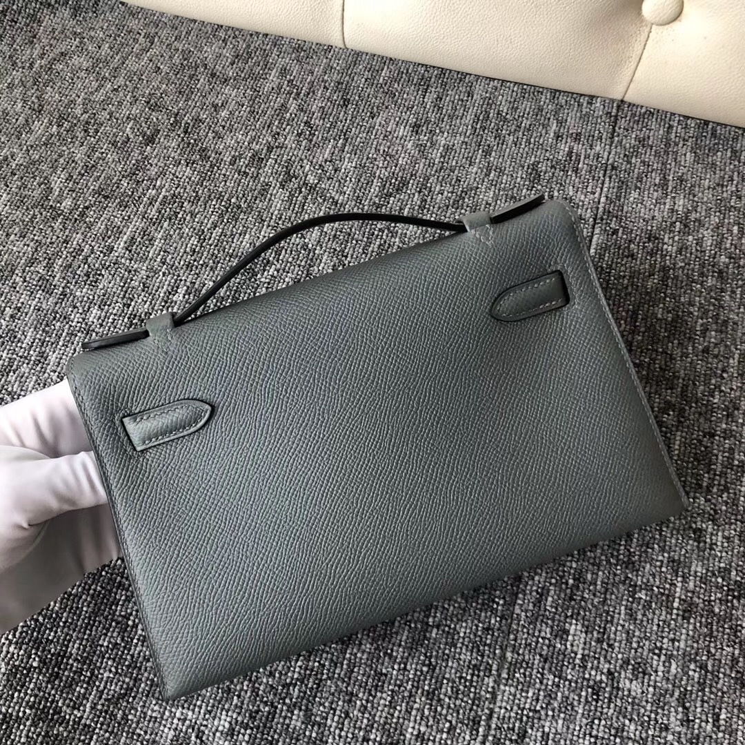 Melbourne Australia Hermes MiniKelly Pochette CC63杏綠色 Vert Amande