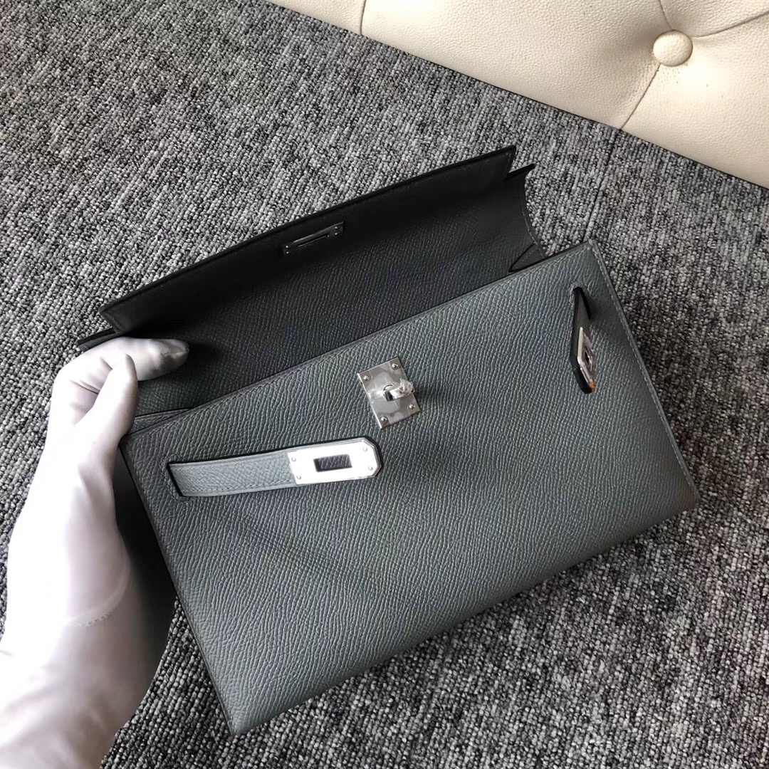 Melbourne Australia Hermes MiniKelly Pochette CC63杏綠色 Vert Amande