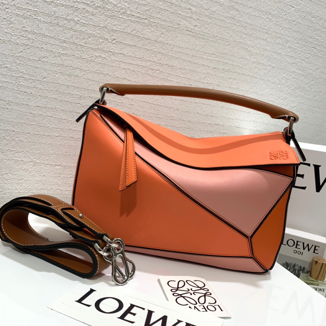 羅意威puzzle 小號和中號對比 loewe Puzzle Small Bag